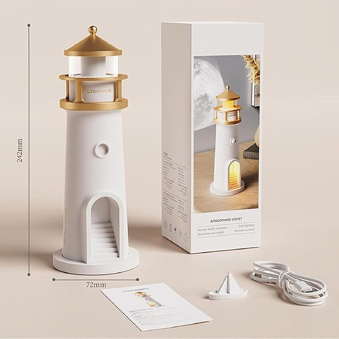 Lighthouse Moon Projection Lamp